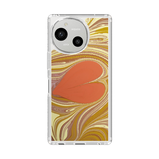 スリムプロテクションケース［ y2k(Year2000) - Heart - Mixed Green ］