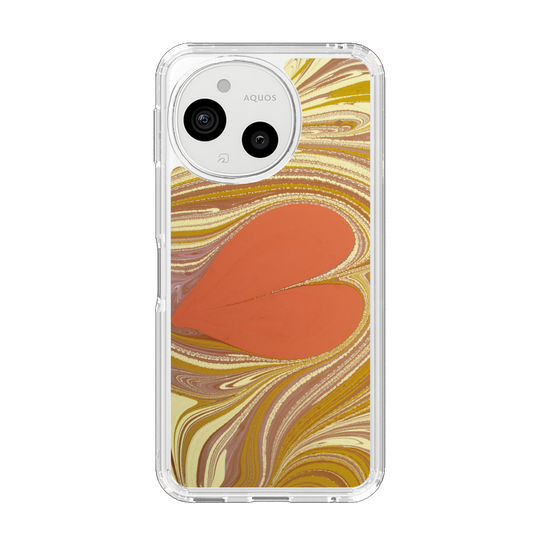 スリムプロテクションケース［ y2k(Year2000) - Heart - Mixed Green ］