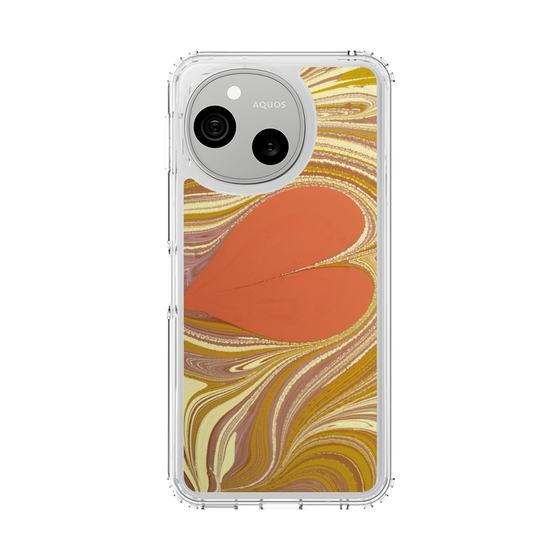 スリムプロテクションケース［ y2k(Year2000) - Heart - Mixed Green ］