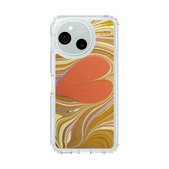 スリムプロテクションケース［ y2k(Year2000) - Heart - Mixed Green ］