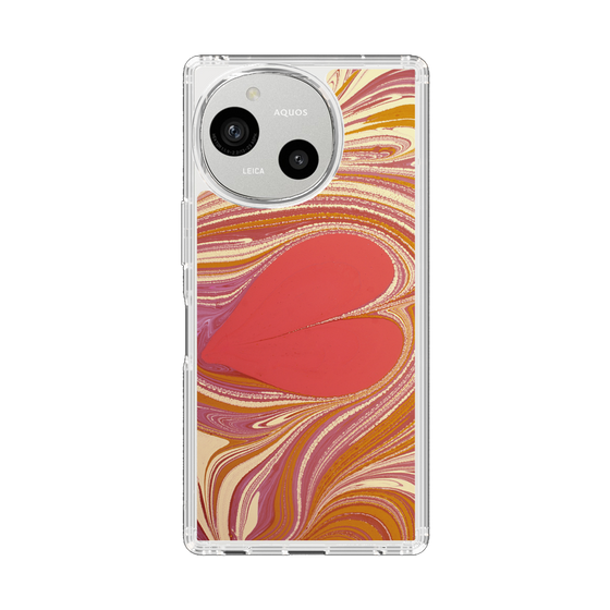 スリムプロテクションケース［ y2k(Year2000) - Heart - Mixed Pink ］