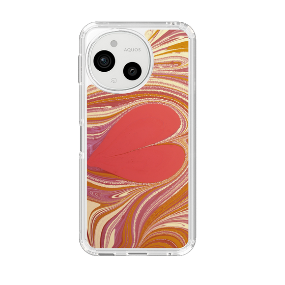 スリムプロテクションケース［ y2k(Year2000) - Heart - Mixed Pink ］