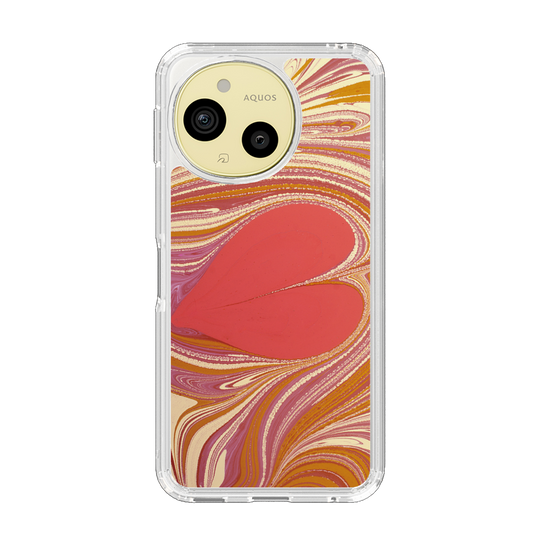 スリムプロテクションケース［ y2k(Year2000) - Heart - Mixed Pink ］