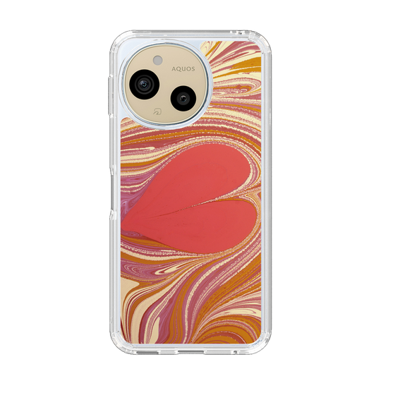 スリムプロテクションケース［ y2k(Year2000) - Heart - Mixed Pink ］