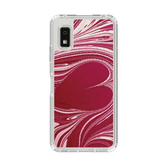 スリムプロテクションケース［ y2k(Year2000) - Heart - Vivid Pink ］