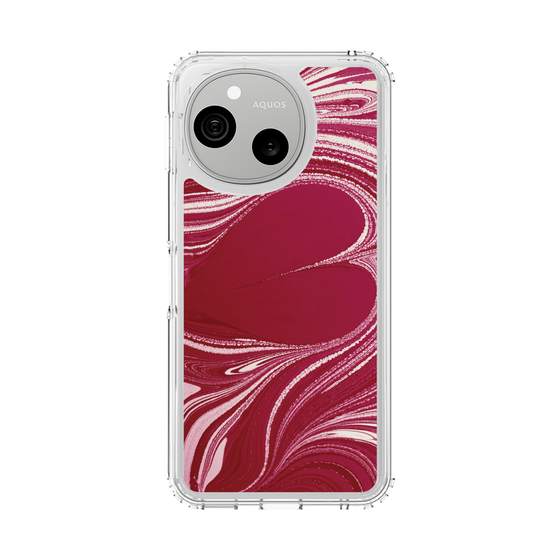 スリムプロテクションケース［ y2k(Year2000) - Heart - Vivid Pink ］