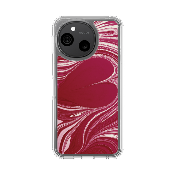 スリムプロテクションケース［ y2k(Year2000) - Heart - Vivid Pink ］