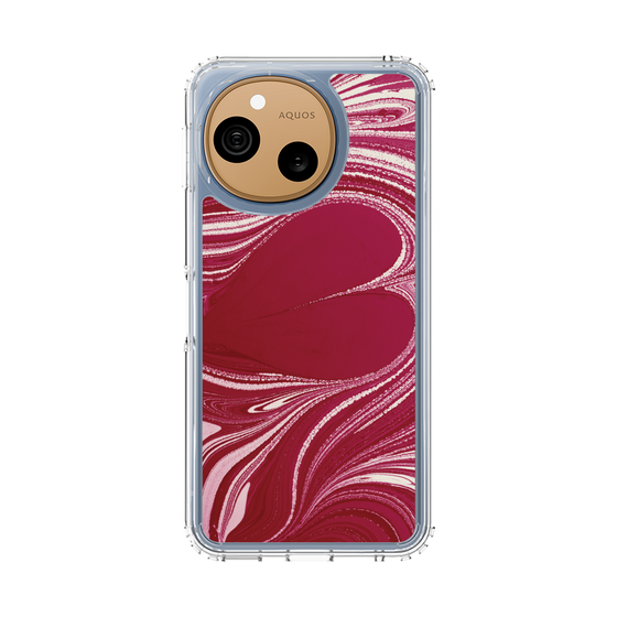 スリムプロテクションケース［ y2k(Year2000) - Heart - Vivid Pink ］