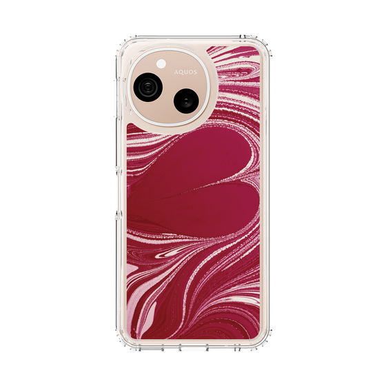 スリムプロテクションケース［ y2k(Year2000) - Heart - Vivid Pink ］