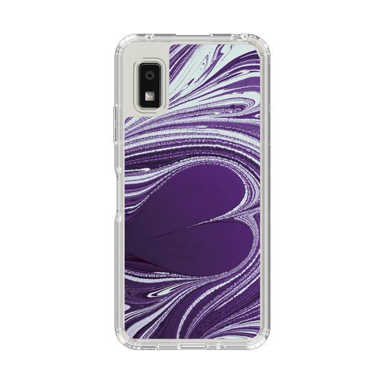 スリムプロテクションケース［ y2k(Year2000) - Heart - Rich Purple ］