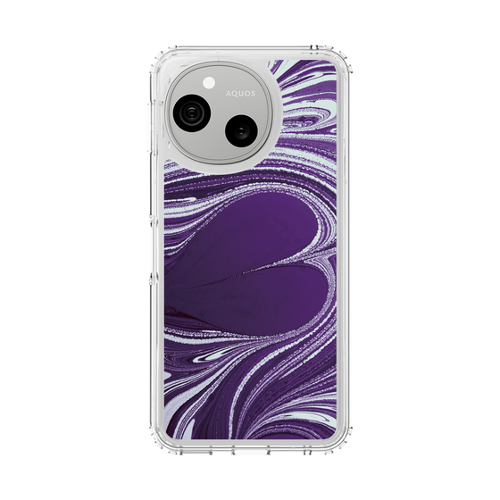 スリムプロテクションケース［ y2k(Year2000) - Heart - Rich Purple ］