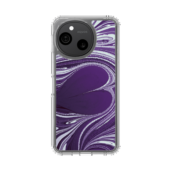 スリムプロテクションケース［ y2k(Year2000) - Heart - Rich Purple ］