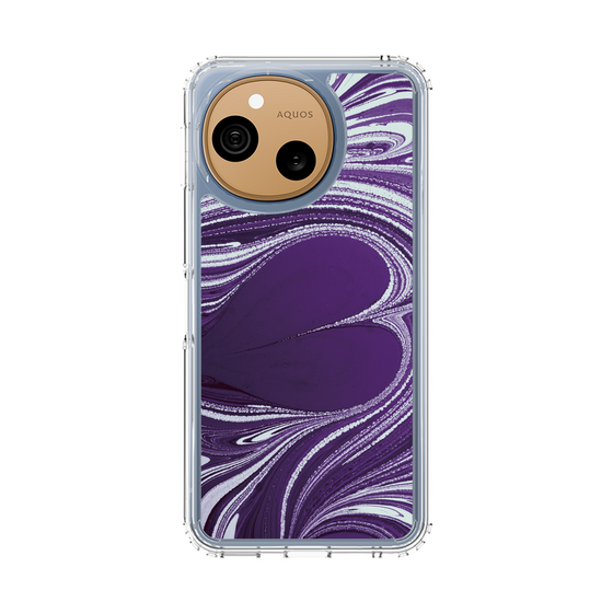 スリムプロテクションケース［ y2k(Year2000) - Heart - Rich Purple ］