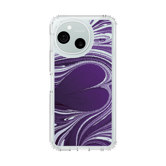 スリムプロテクションケース［ y2k(Year2000) - Heart - Rich Purple ］