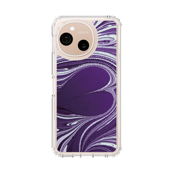 スリムプロテクションケース［ y2k(Year2000) - Heart - Rich Purple ］