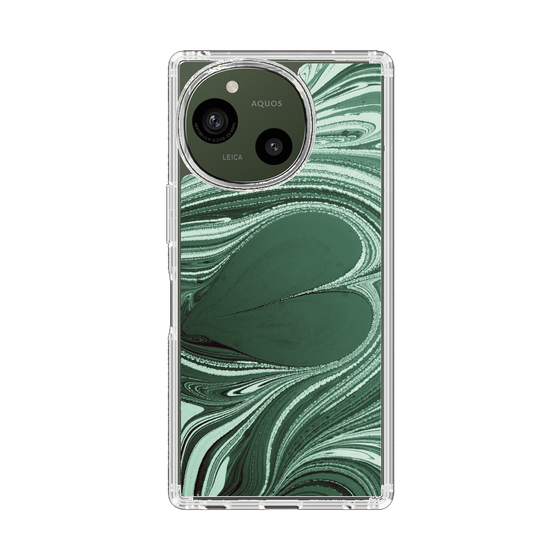 スリムプロテクションケース［ y2k(Year2000) - Heart - Full Green ］