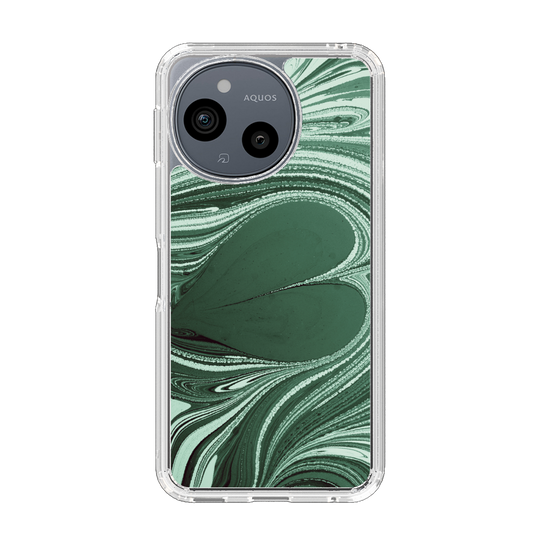 スリムプロテクションケース［ y2k(Year2000) - Heart - Full Green ］