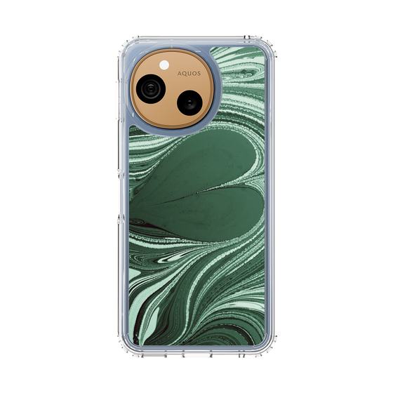 スリムプロテクションケース［ y2k(Year2000) - Heart - Full Green ］