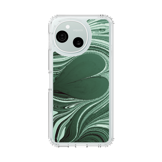 スリムプロテクションケース［ y2k(Year2000) - Heart - Full Green ］