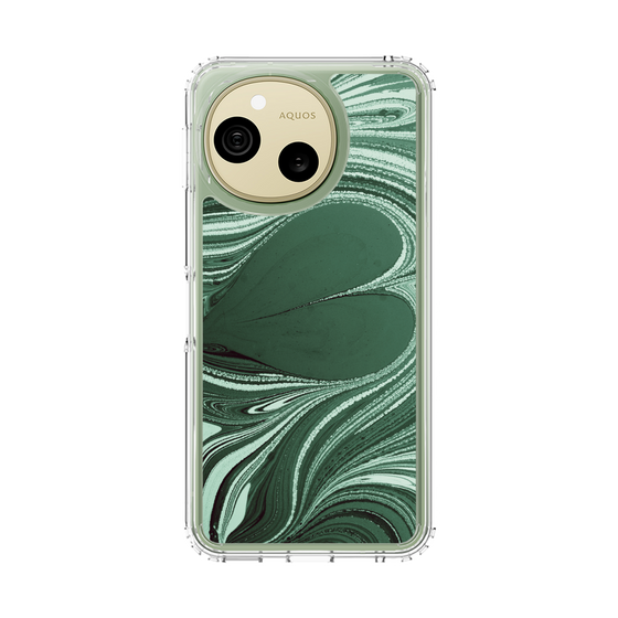 スリムプロテクションケース［ y2k(Year2000) - Heart - Full Green ］