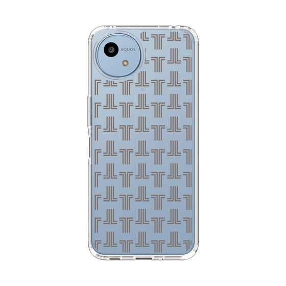 スリムプロテクションケース［ LANVIN en Bleu - Monogram - Black ］