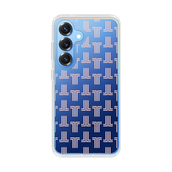スリムプロテクションケース［ LANVIN en Bleu - Monogram - Pink ］
