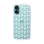 スリムプロテクションケース［ LANVIN en Bleu - Monogram - White ］