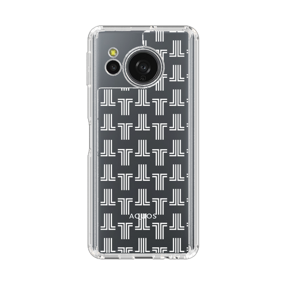 スリムプロテクションケース［ LANVIN en Bleu - Monogram - White ］