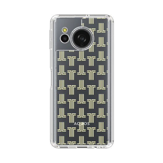 スリムプロテクションケース［ LANVIN en Bleu - Monogram - Yellow ］