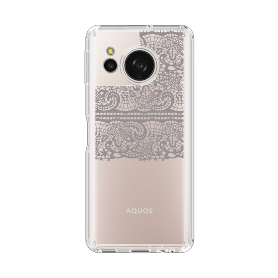 スリムプロテクションケース［ LANVIN en Bleu - Lace - Black ］