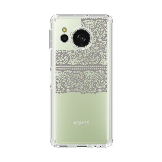 スリムプロテクションケース［ LANVIN en Bleu - Lace - Black ］