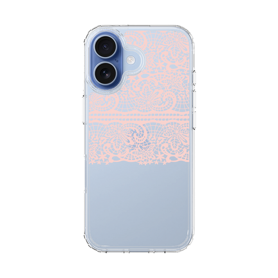 スリムプロテクションケース［ LANVIN en Bleu - Lace - Pink ］