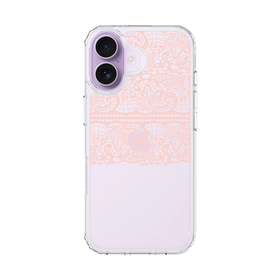 スリムプロテクションケース［ LANVIN en Bleu - Lace - Pink ］