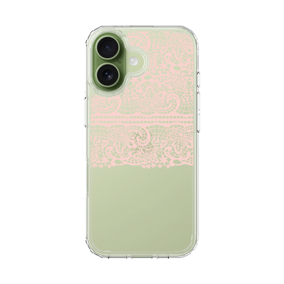 スリムプロテクションケース［ LANVIN en Bleu - Lace - Pink ］
