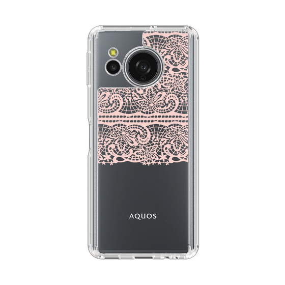 スリムプロテクションケース［ LANVIN en Bleu - Lace - Pink ］