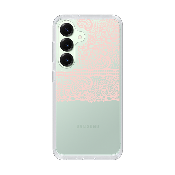 スリムプロテクションケース［ LANVIN en Bleu - Lace - Pink ］