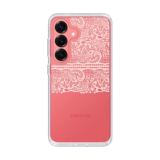 スリムプロテクションケース［ LANVIN en Bleu - Lace - Pink ］