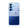 スリムプロテクションケース［ LANVIN en Bleu - Lace - White ］