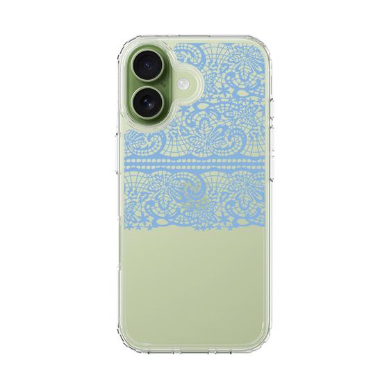 スリムプロテクションケース［ LANVIN en Bleu - Lace - Blue ］