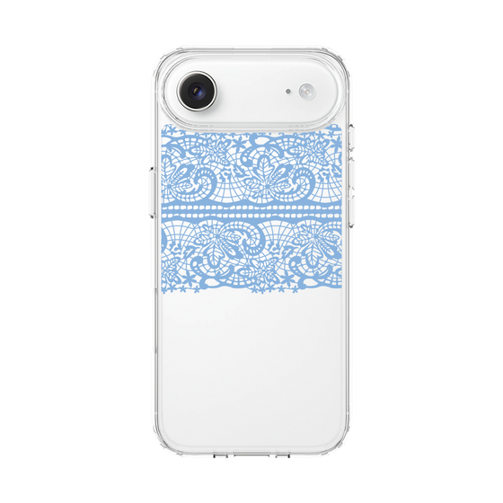 スリムプロテクションケース［ LANVIN en Bleu - Lace - Blue ］