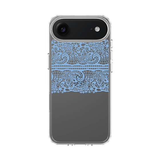 スリムプロテクションケース［ LANVIN en Bleu - Lace - Blue ］