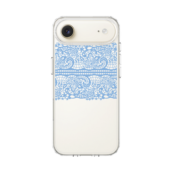 スリムプロテクションケース［ LANVIN en Bleu - Lace - Blue ］