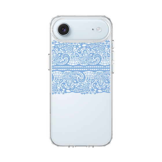 スリムプロテクションケース［ LANVIN en Bleu - Lace - Blue ］
