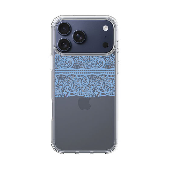 スリムプロテクションケース［ LANVIN en Bleu - Lace - Blue ］