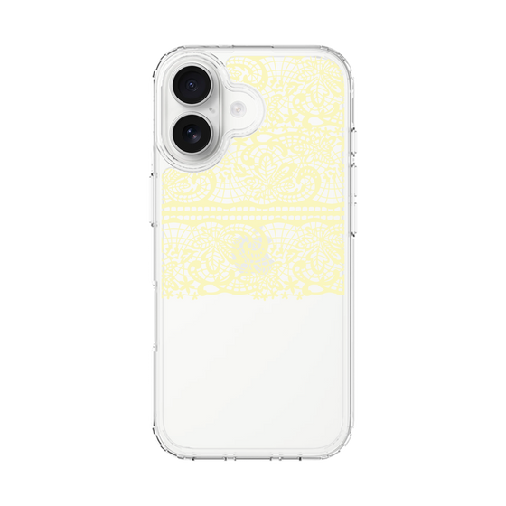 スリムプロテクションケース［ LANVIN en Bleu - Lace - Yellow ］