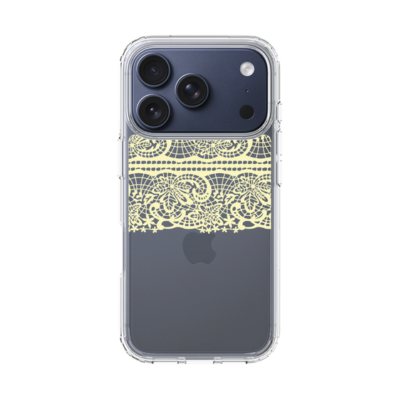スリムプロテクションケース［ LANVIN en Bleu - Lace - Yellow ］