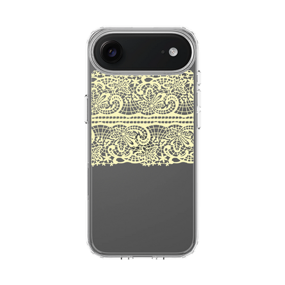 スリムプロテクションケース［ LANVIN en Bleu - Lace - Yellow ］