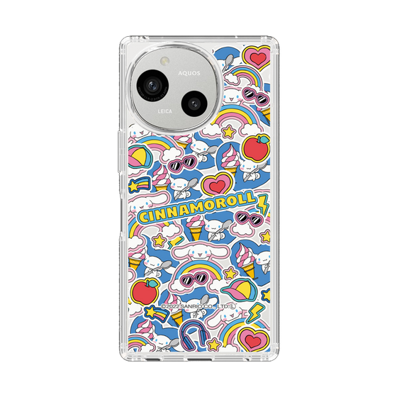 スリムプロテクションケース［ シナモロール - ステッカー ］