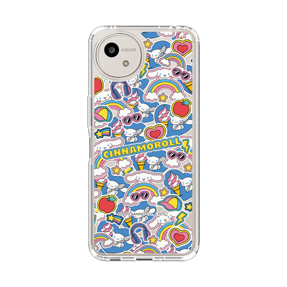 スリムプロテクションケース［ シナモロール - ステッカー ］