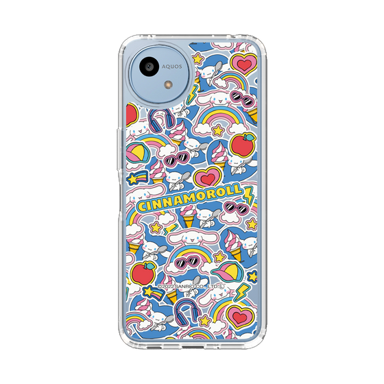 スリムプロテクションケース［ シナモロール - ステッカー ］